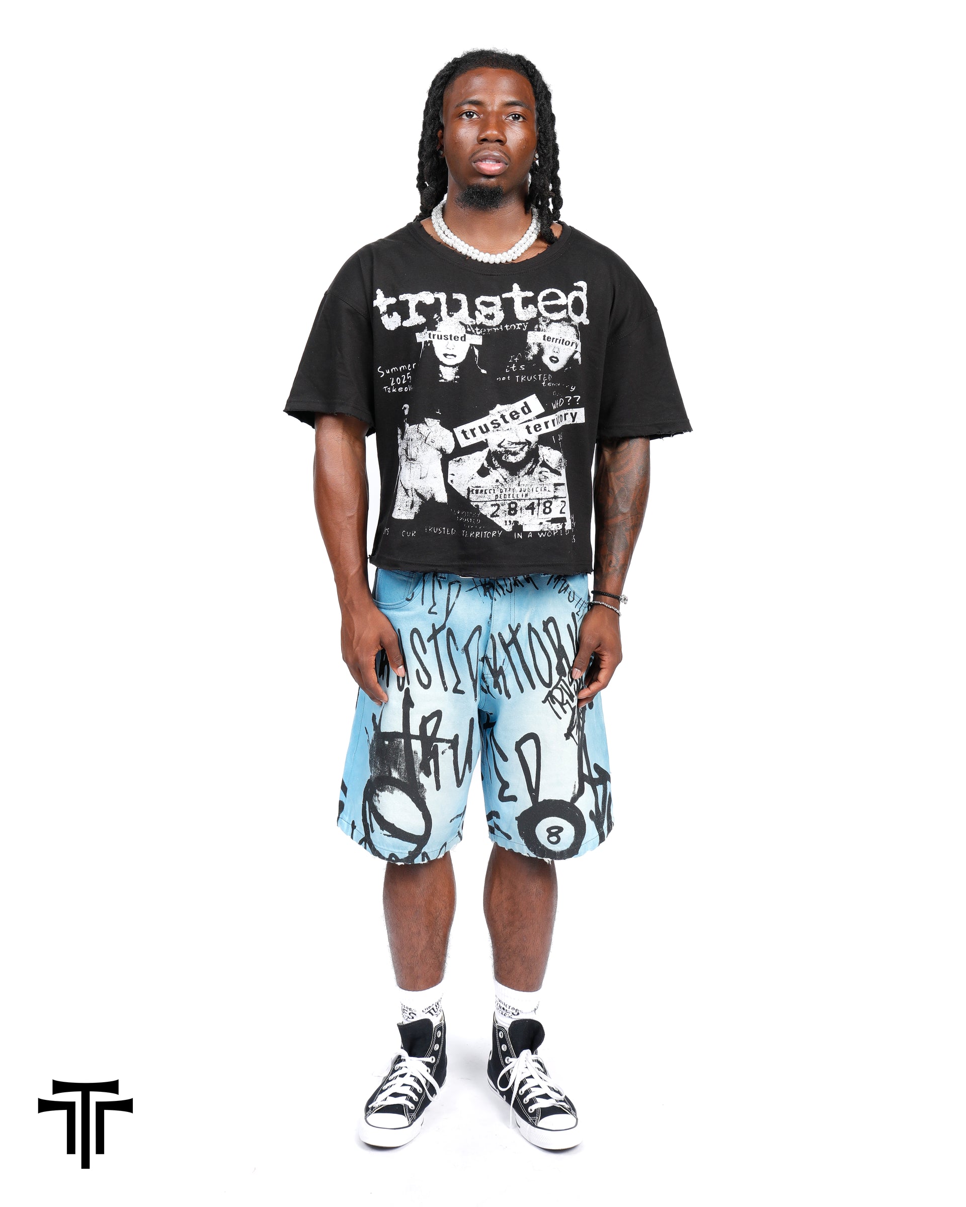 Tampered Black Tee